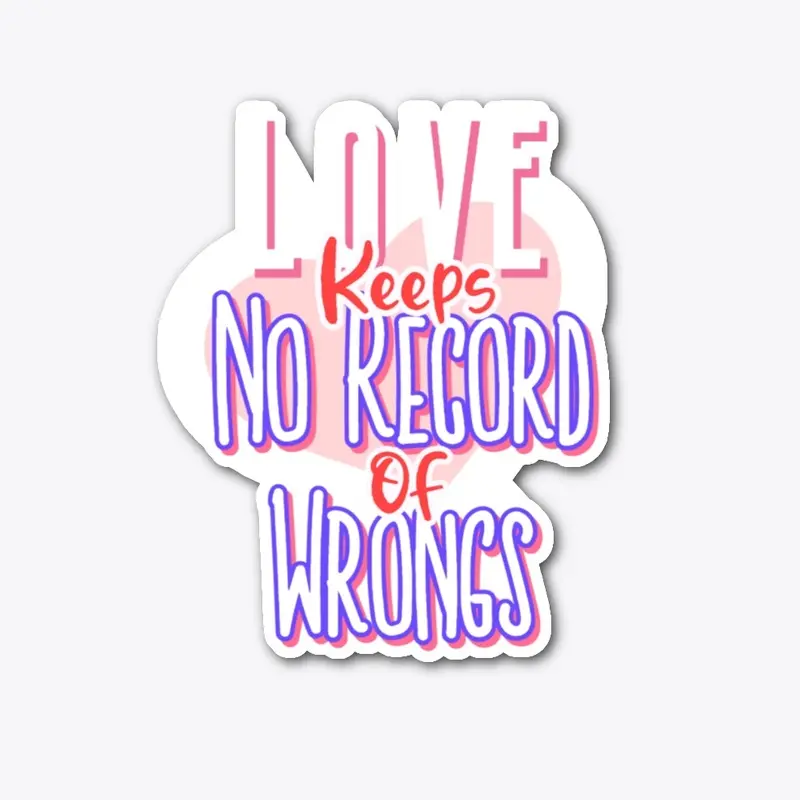 No Wrongs Sticker